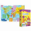 Mapa do Mundo Quebra-Cabeça - 200 Peças