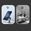 Carregador Magnético Sem Fio Dobrável 3 em 1 - Dock Station