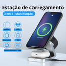 Carregador Magnético Sem Fio Dobrável 3 em 1 - Dock Station