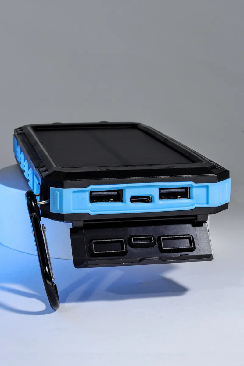 Power Bank Solar 10.000mAh - Carregador Portátil Celular