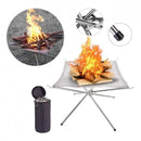 Fogareira Portátil Aço Inox Keep Azteq — Compacta, Leve e Segura