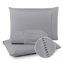 Jogo de Lençol 400 Fios Ponto Palito - Conjunto Casal com 3 peças