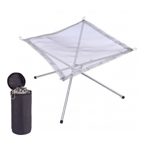 Fogareira Portátil Aço Inox Keep Azteq — Compacta, Leve e Segura