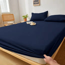 Jogo de Lençol 400 Fios Ponto Palito - Conjunto Casal com 3 peças