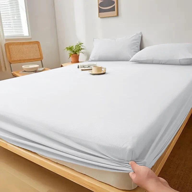 Jogo de Lençol 400 Fios Ponto Palito - Conjunto Casal com 3 peças