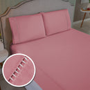 Jogo de Lençol 400 Fios Ponto Palito - Conjunto Casal com 3 peças