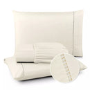 Jogo de Lençol 400 Fios Ponto Palito - Conjunto Casal com 3 peças