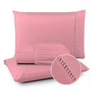 Jogo de Lençol 400 Fios Ponto Palito - Conjunto Casal com 3 peças